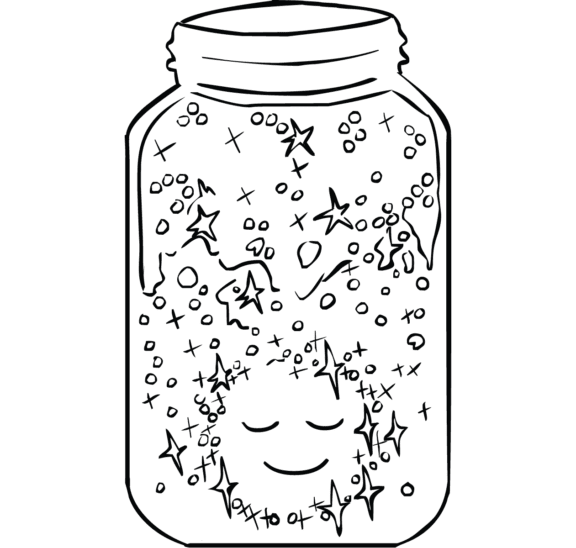 Illustration of dazzling Mindfulness Jar