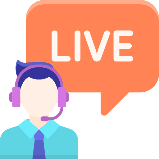 Live chat icon illustration