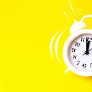 brilliant unofficial starts to avoid alarm clock ringing on yellow background