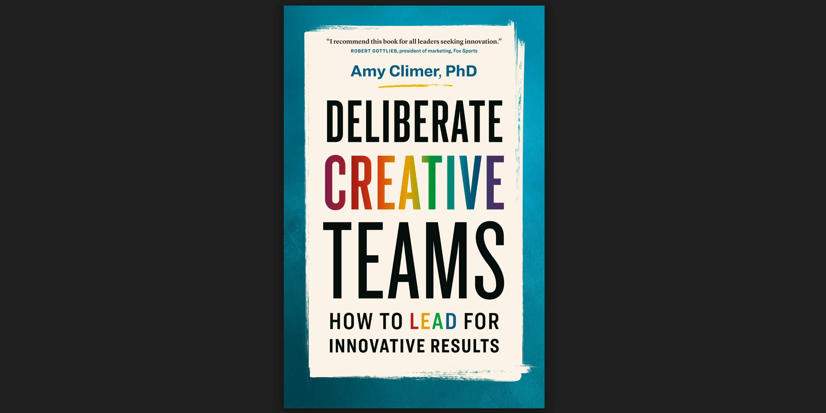 Deliberate Creative Teams front cover